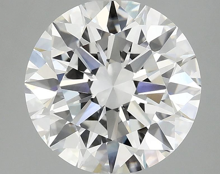 3.08 Carat Round Shaped Ideal Cut VVS2 IGI Certified Lab Grown Diamond