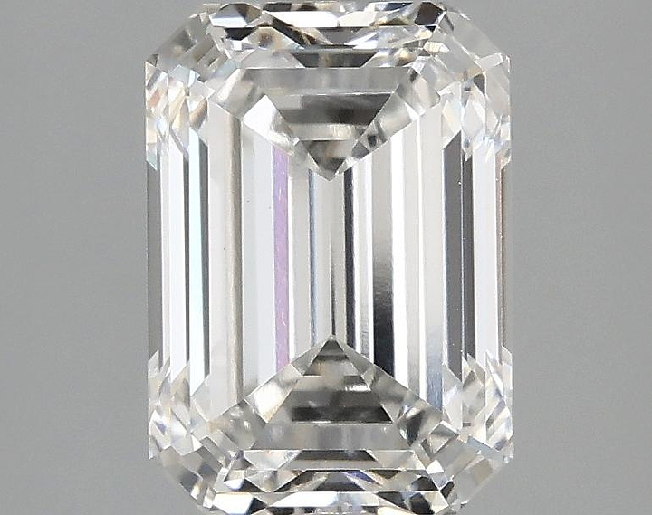 2.54 Carat Emerald Shaped Ideal Cut VS1 IGI Certified Lab Grown Diamond