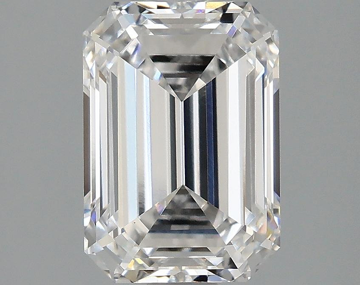 1.97 Carat Emerald Shaped Ideal Cut VVS2 IGI Certified Lab Grown Diamond