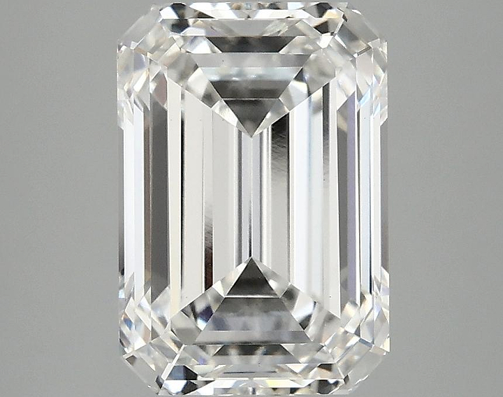 3.09 Carat Emerald Shaped Ideal Cut VS1 IGI Certified Lab Grown Diamond