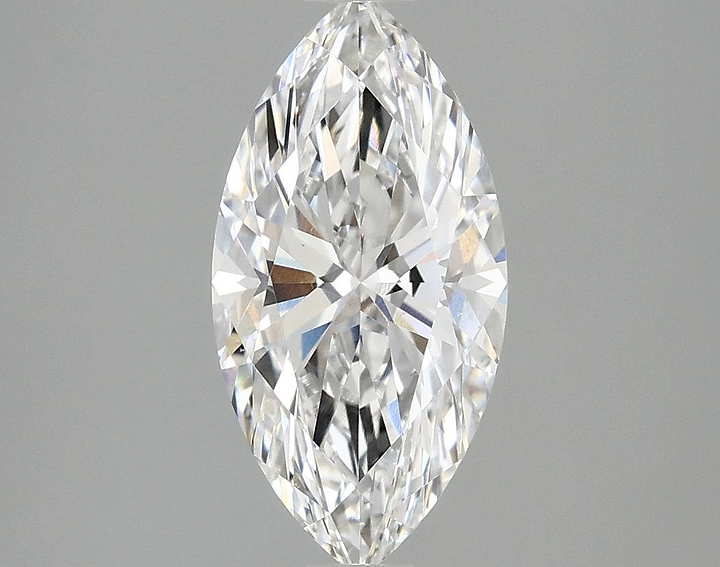 2.1 Carat Marquise Shaped Ideal Cut VS1 IGI Certified Lab Grown Diamond