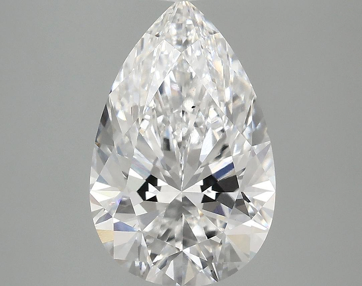 3.08 Carat Pear Shaped Ideal Cut VS2 IGI Certified Lab Grown Diamond