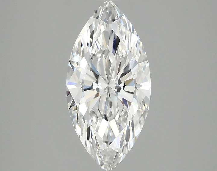 2.21 Carat Marquise Shaped Excellent Cut VVS2 IGI Certified Lab Grown Diamond