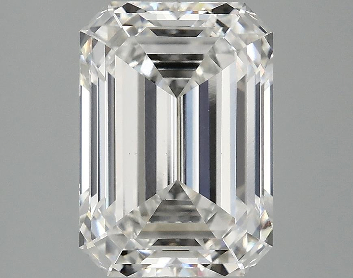 3.12 Carat Emerald Shaped Ideal Cut VS1 IGI Certified Lab Grown Diamond