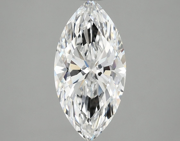 2.1 Carat Marquise Shaped Ideal Cut VS1 IGI Certified Lab Grown Diamond