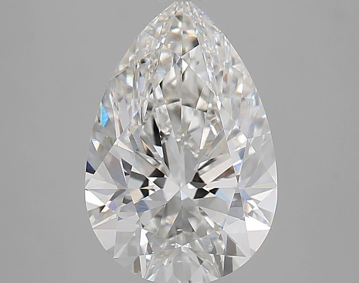 3.02 Carat Pear Shaped Excellent Cut VS2 IGI Certified Lab Grown Diamond