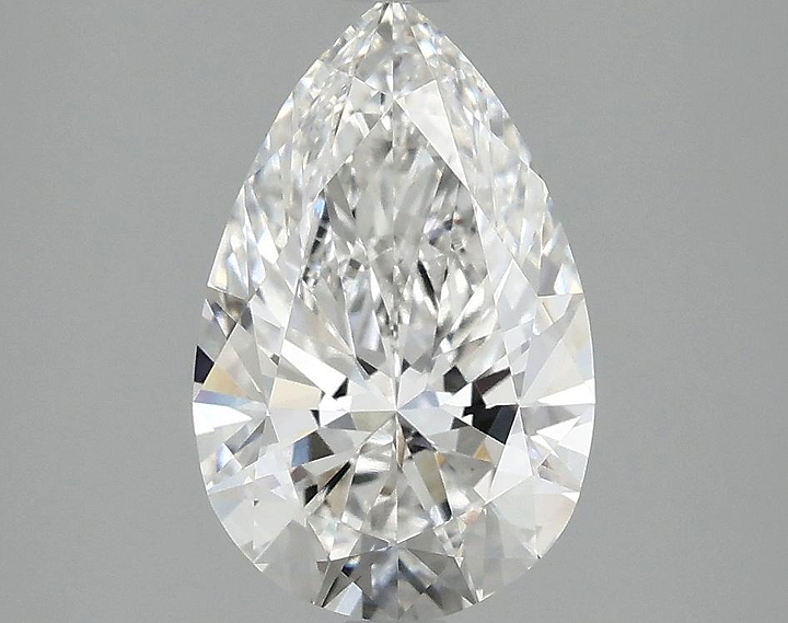 2.01 Carat Pear Shaped Ideal Cut VS1 IGI Certified Lab Grown Diamond