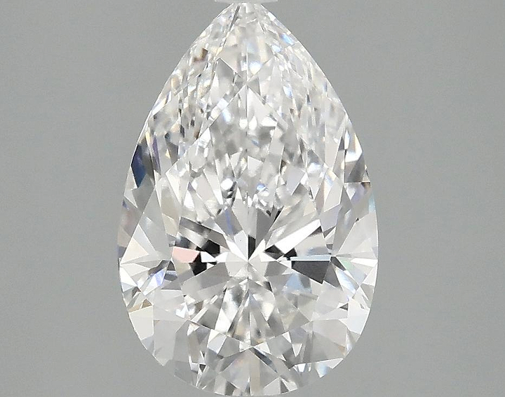 2.07 Carat Pear Shaped Ideal Cut VVS2 IGI Certified Lab Grown Diamond