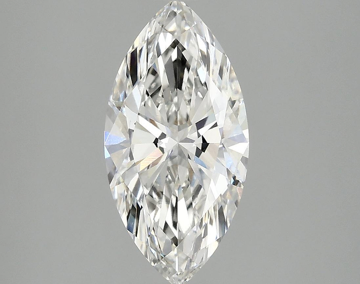2.03 Carat Marquise Shaped Ideal Cut VVS2 IGI Certified Lab Grown Diamond
