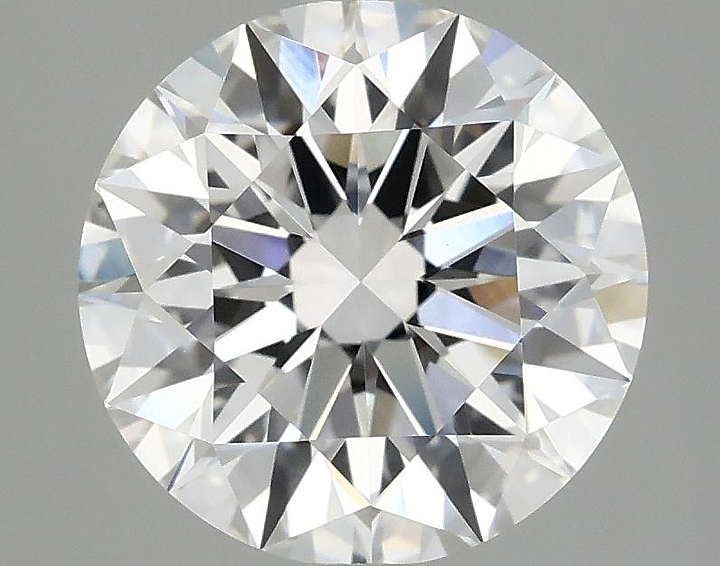 3.09 Carat Round Shaped Ideal Cut VVS2 IGI Certified Lab Grown Diamond