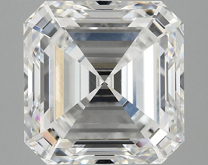 4.07 Carat Asscher Shaped Ideal Cut VS1 IGI Certified Lab Grown Diamond
