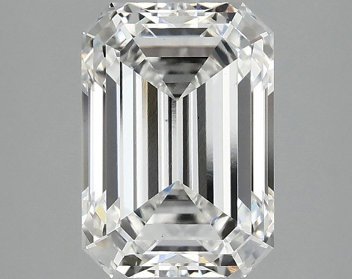 2.94 Carat Emerald Shaped Ideal Cut VS1 IGI Certified Lab Grown Diamond