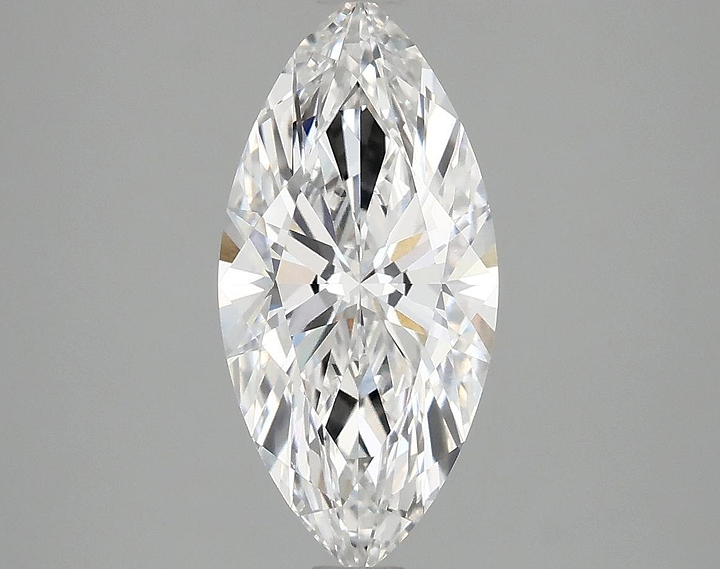 2.02 Carat Marquise Shaped Excellent Cut VVS2 IGI Certified Lab Grown Diamond