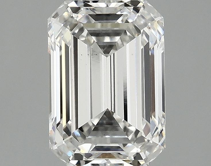 2.1 Carat Emerald Shaped Ideal Cut VS1 IGI Certified Lab Grown Diamond