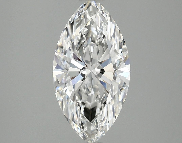 2.06 Carat Marquise Shaped Excellent Cut VVS1 IGI Certified Lab Grown Diamond