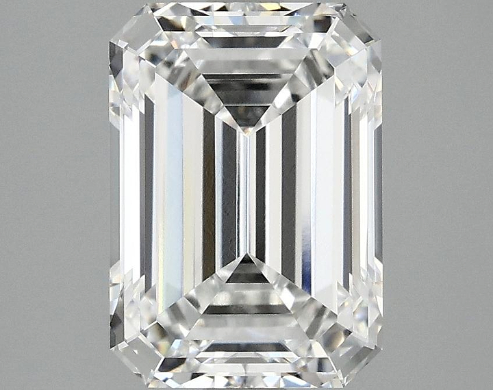 3.03 Carat Emerald Shaped Ideal Cut VVS2 IGI Certified Lab Grown Diamond