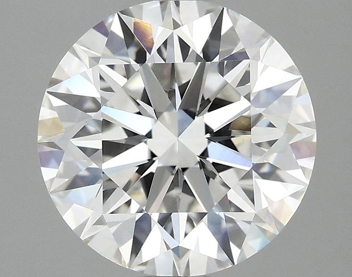 3.1 Carat Round Shaped Excellent Cut VVS2 IGI Certified Lab Grown Diamond