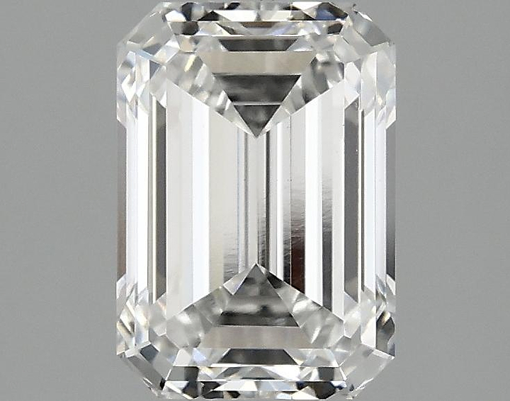 2.07 Carat Emerald Shaped Ideal Cut VVS2 IGI Certified Lab Grown Diamond