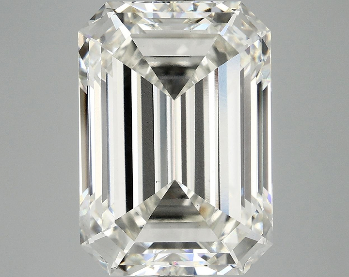 9.95 Carat Emerald Shaped Ideal Cut VS1 IGI Certified Lab Grown Diamond