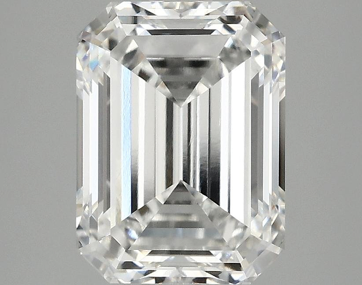 3.01 Carat Emerald Shaped Excellent Cut VVS2 IGI Certified Lab Grown Diamond