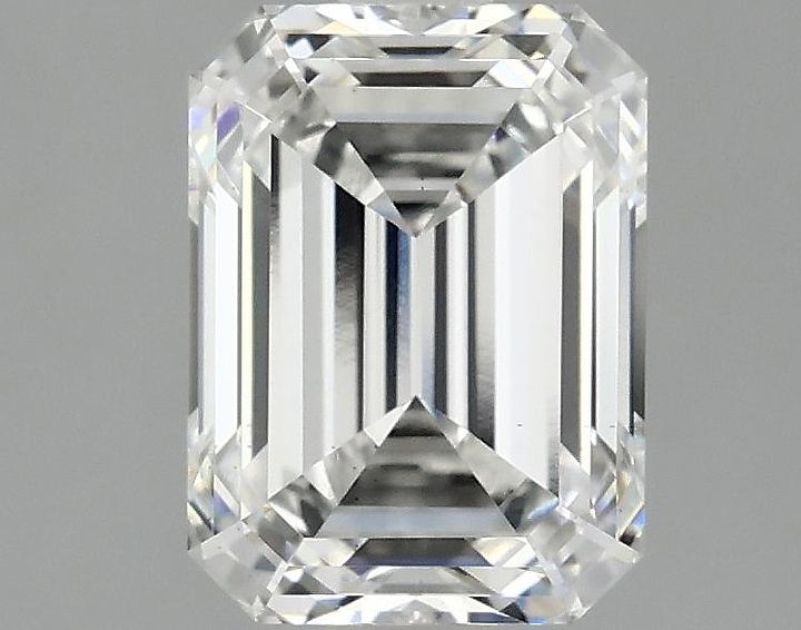 2.07 Carat Emerald Shaped Excellent Cut VS2 IGI Certified Lab Grown Diamond