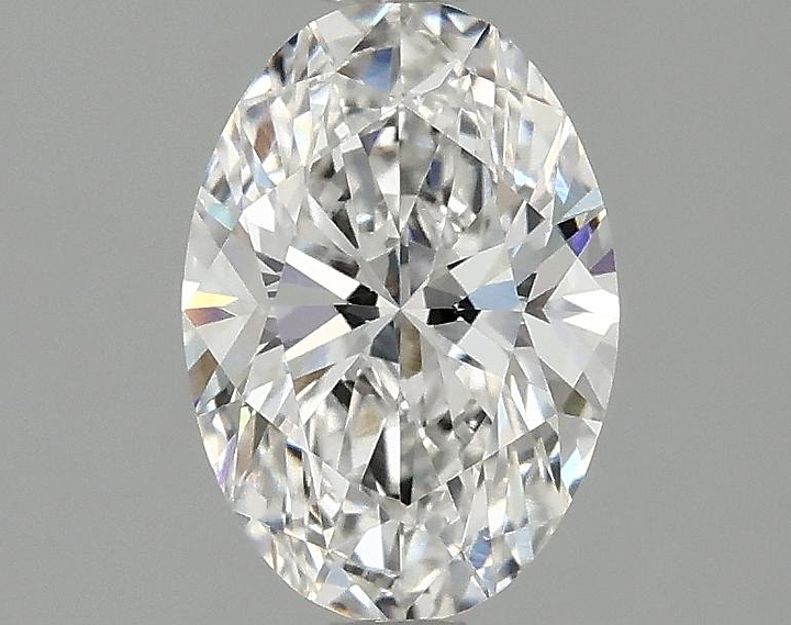 1.5 Carat Oval Shaped Ideal Cut VVS2 IGI Certified Lab Grown Diamond