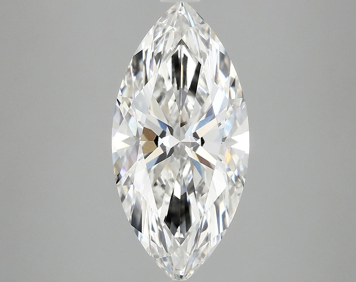 3.08 Carat Marquise Shaped Excellent Cut VVS2 IGI Certified Lab Grown Diamond