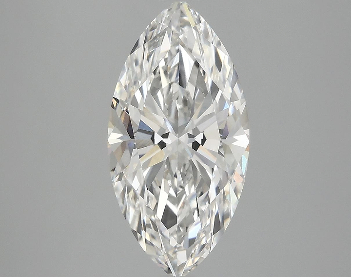 3.01 Carat Marquise Shaped Ideal Cut VVS2 IGI Certified Lab Grown Diamond
