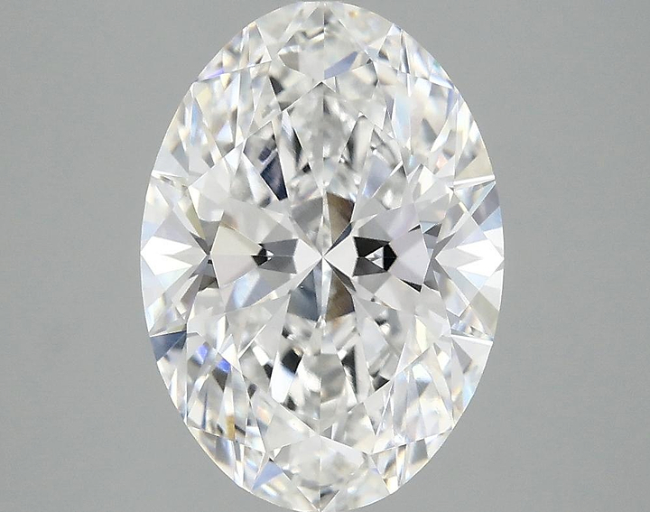 3.09 Carat Oval Shaped Ideal Cut VVS2 IGI Certified Lab Grown Diamond