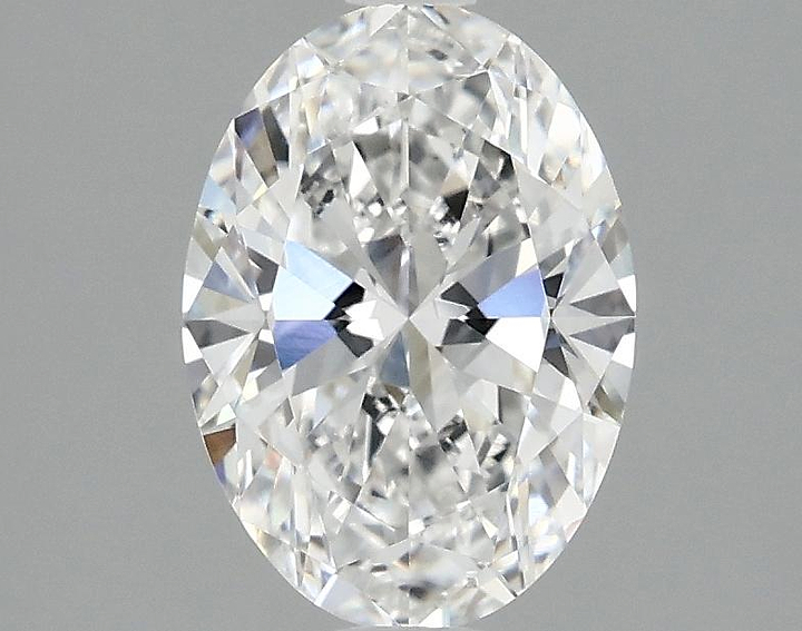 1.5 Carat Oval Shaped Ideal Cut VVS2 IGI Certified Lab Grown Diamond