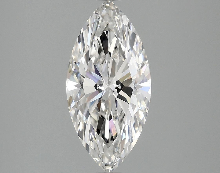 2.02 Carat Marquise Shaped Excellent Cut VVS2 IGI Certified Lab Grown Diamond