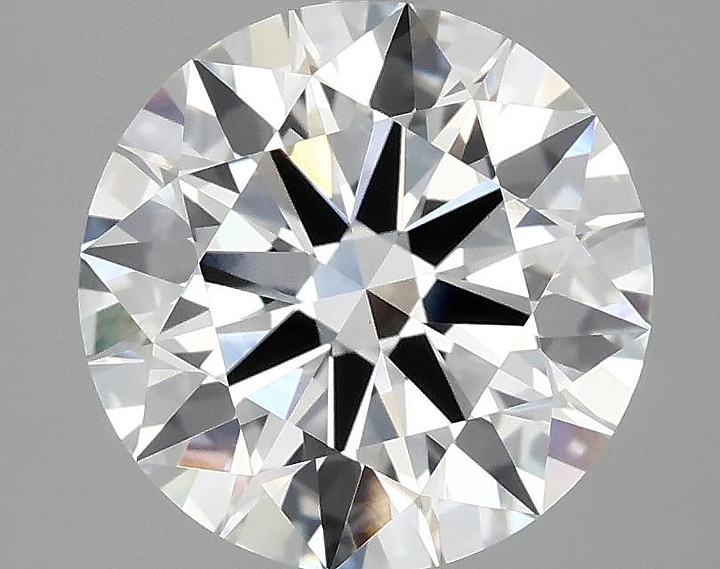 3.08 Carat Round Shaped Ideal Cut VVS2 IGI Certified Lab Grown Diamond