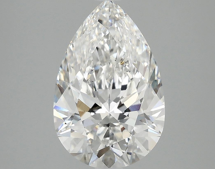 3.08 Carat Pear Shaped Excellent Cut VS2 IGI Certified Lab Grown Diamond
