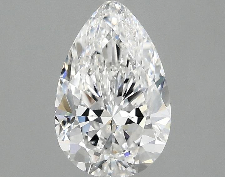 0.97 Carat Pear Shaped Ideal Cut VVS2 IGI Certified Lab Grown Diamond