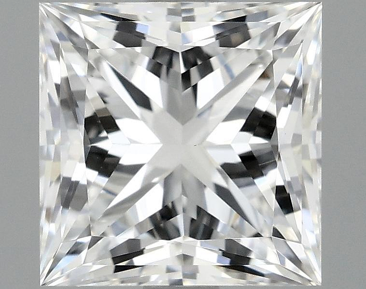 2.03 Carat Princess Shaped Ideal Cut VVS2 IGI Certified Lab Grown Diamond