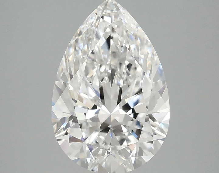 3.1 Carat Pear Shaped Excellent Cut VVS2 IGI Certified Lab Grown Diamond