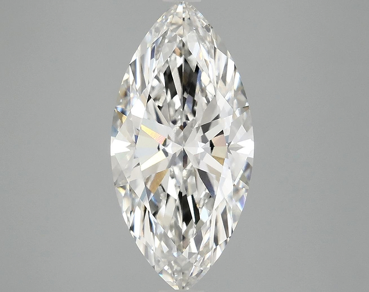 3.03 Carat Marquise Shaped Excellent Cut VVS2 IGI Certified Lab Grown Diamond