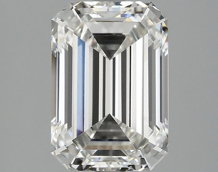 3.05 Carat Emerald Shaped Ideal Cut VVS2 IGI Certified Lab Grown Diamond