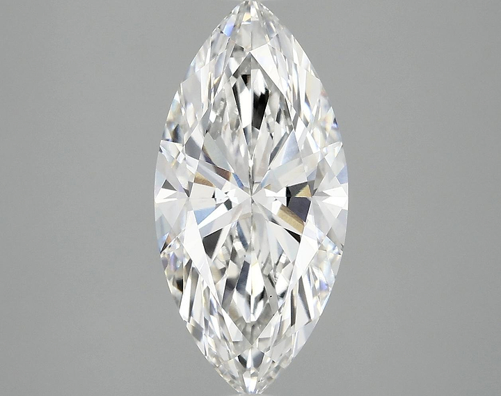 2.47 Carat Marquise Shaped Excellent Cut VS1 IGI Certified Lab Grown Diamond