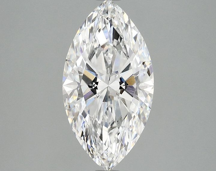 2.51 Carat Marquise Shaped Excellent Cut VS1 IGI Certified Lab Grown Diamond
