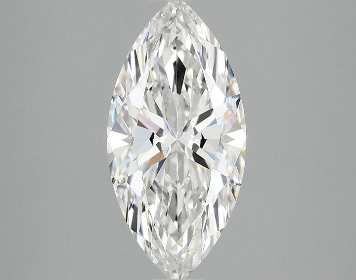 1.98 Carat Marquise Shaped Excellent Cut VVS2 IGI Certified Lab Grown Diamond