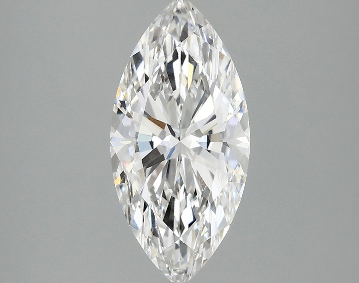 2.1 Carat Marquise Shaped Excellent Cut VVS2 IGI Certified Lab Grown Diamond