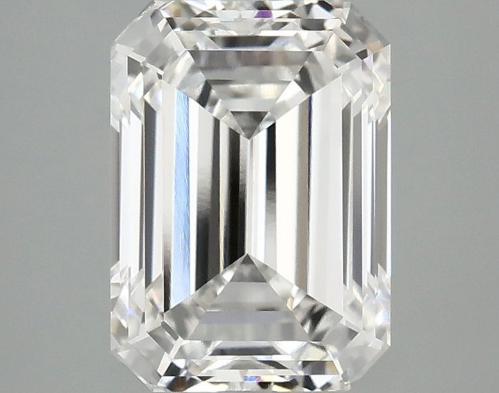 3.38 Carat Emerald Shaped Ideal Cut VVS1 IGI Certified Lab Grown Diamond