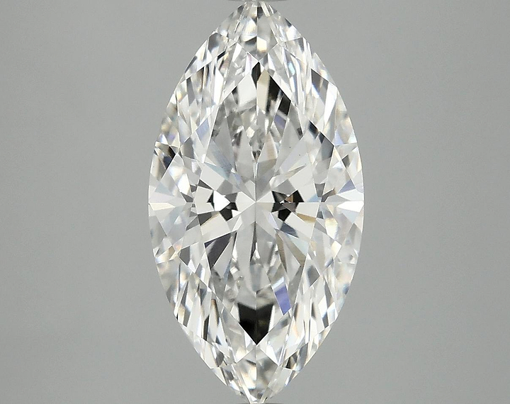 3.09 Carat Marquise Shaped Ideal Cut VVS2 IGI Certified Lab Grown Diamond