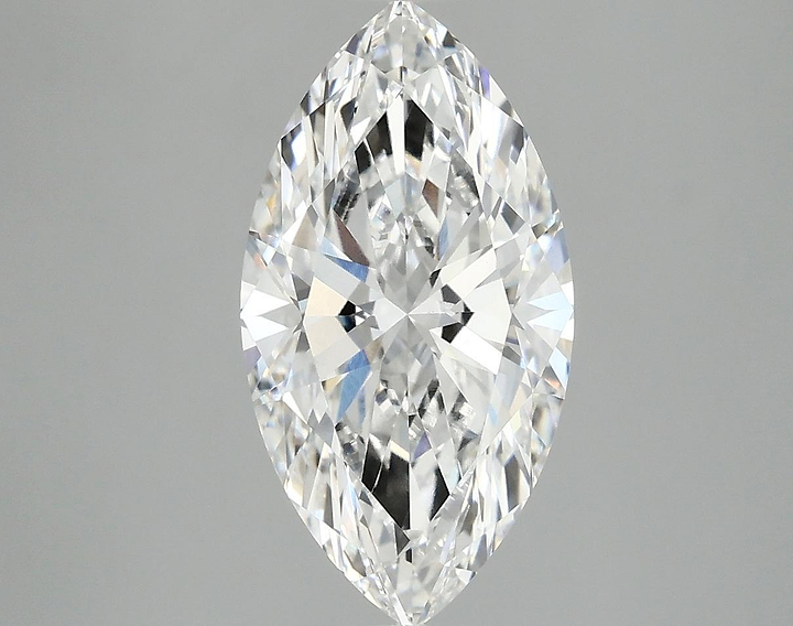 2.97 Carat Marquise Shaped Excellent Cut VVS2 IGI Certified Lab Grown Diamond