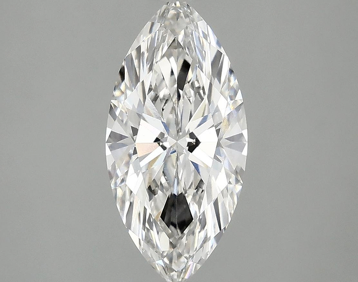 2.08 Carat Marquise Shaped Excellent Cut VVS2 IGI Certified Lab Grown Diamond