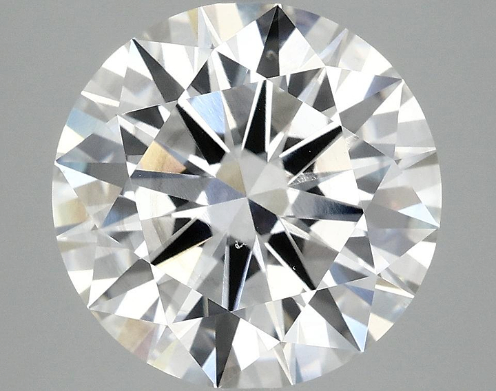 5.07 Carat Round Shaped Excellent Cut SI1 IGI Certified Lab Grown Diamond