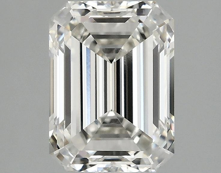 2.09 Carat Emerald Shaped Excellent Cut VVS2 IGI Certified Lab Grown Diamond