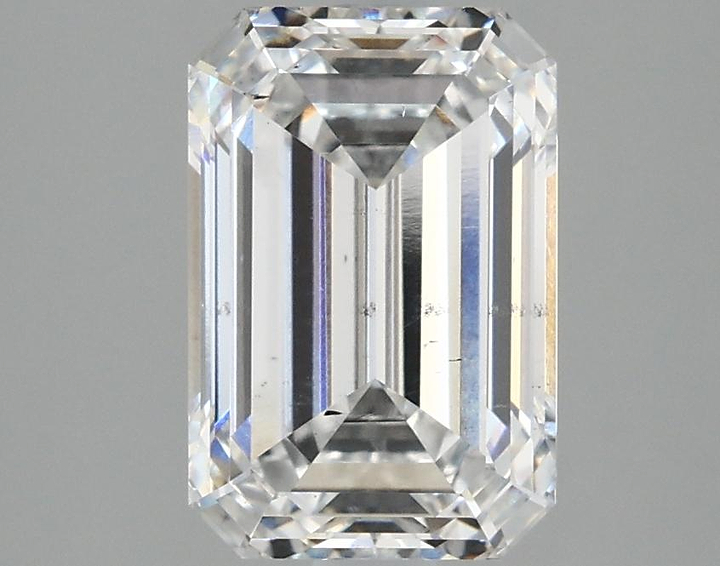2.69 Carat Emerald Shaped Excellent Cut SI1 IGI Certified Lab Grown Diamond