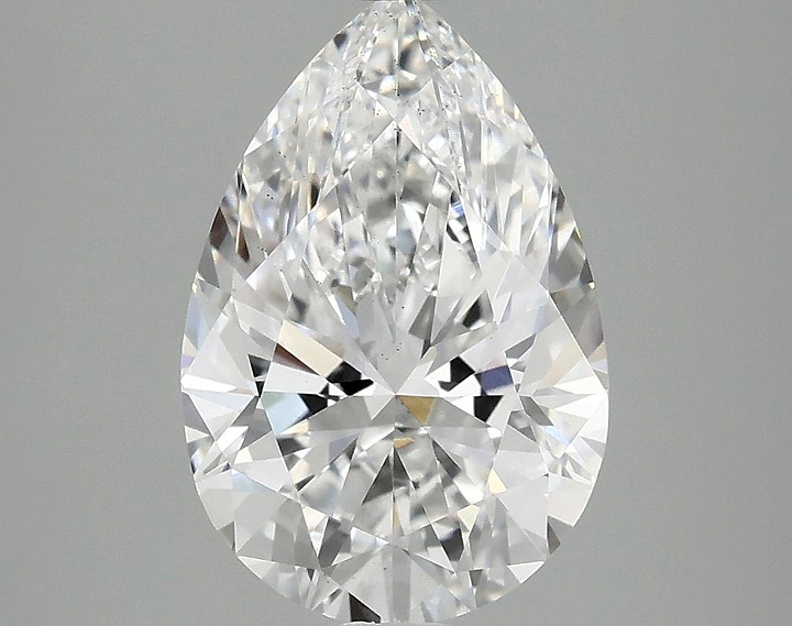 3.05 Carat Pear Shaped Excellent Cut VS2 IGI Certified Lab Grown Diamond